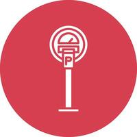 Parking Meter Illustration Icon vector