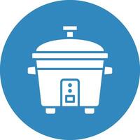 Rice Cooker Illustration Icon vector