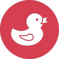 Duck Toy Illustration Icon vector