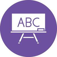 Blackboard Illustration Icon vector