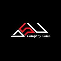 DSU logo design, DSU simple and modern logo. DSU luxurious alphabet design vector