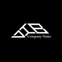 DIB logo design, DIB simple and modern logo. DIB luxurious alphabet design vector