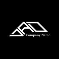 DAD logo design, DAD simple and modern logo. DAD luxurious alphabet design vector