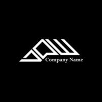 DOW logo design, DOW simple and modern logo. DOW luxurious alphabet design vector