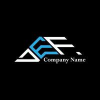 DEF logo design, DEF simple and modern logo. DEF luxurious alphabet design vector