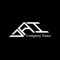 DAI logo design, DAI simple and modern logo. DAI luxurious alphabet design vector