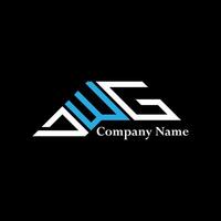 DWG logo design, DWG simple and modern logo. DWG luxurious alphabet design vector