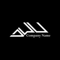 DUU logo design, DUU simple and modern logo. DUU luxurious alphabet design vector