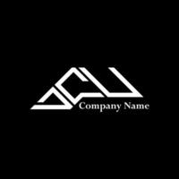DCU logo design, DCU simple and modern logo. DCU luxurious alphabet design vector