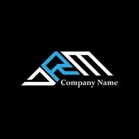 DRM logo design, DRM simple and modern logo. DRM luxurious alphabet design vector
