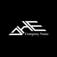 DHE logo design, DHE simple and modern logo. DHE luxurious alphabet design vector