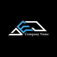 DEJ logo design, DEJ simple and modern logo. DEJ luxurious alphabet design vector