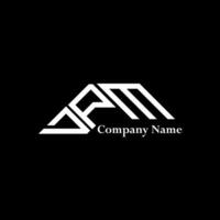 DPM logo design, DPM simple and modern logo. DPM luxurious alphabet design vector