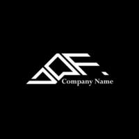 DOF logo design, DOF simple and modern logo. DOF luxurious alphabet design vector