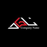 DGL logo design, DGL simple and modern logo. DGL luxurious alphabet design vector
