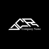 DCR logo design, DCR simple and modern logo. DCR luxurious alphabet design vector