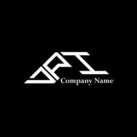 DPI logo design, DPI simple and modern logo. DPI luxurious alphabet design vector