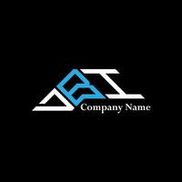 DBI logo design, DBI simple and modern logo. DBI luxurious alphabet design vector