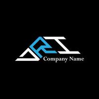DRI logo design, DRI simple and modern logo. DRI luxurious alphabet design vector