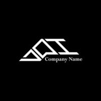 DOI logo design, DOI simple and modern logo. DOI luxurious alphabet design vector