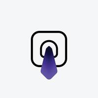 Tie shape icon vector