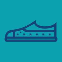 a shoe icon with a star on it vector