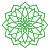 Sacred Islamic Art Featuring Floral Mandala Patterns vector