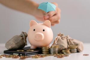 Saving money through smart investments and careful budgeting is crucial for managing finances in a business, contributing to a stable bank account and a robust economy. safe, credit, advice, balance photo