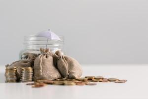 Saving money in the bank and making strategic investments in property and stock can help grow your capital while ensuring your finances remain safe. concept, account, debt, earning, income, profit photo