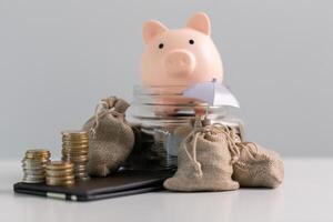 By managing your budget and savings, investing wisely, and effectively handling income, finance, and business transactions, you can build wealth and increase your cash reserves in bank. stock, balance photo