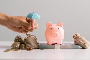 Saving money through wise investments and regular bank deposits can help build wealth and secure financial stability of business. balance, education, interest, price, safety, stack, buy, desk, loan photo