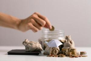 Saving money through smart investments and careful budgeting is crucial for managing finances in a business, contributing to a stable bank account and a robust economy. safe, credit, advice, balance photo