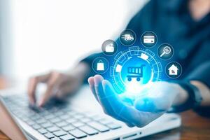 Digital commerce has revolutionized market, with businesses now offering seamless online shopping experiences where customers can easily shop and make payments using credit cards. shopping, online. photo