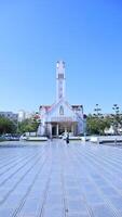 An Old Church in a Square in the Heart of Tangier photo