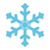 snowflake flat icon vector
