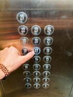 The Modern Elevator Control Panel offers an intuitive floor selection interface, boosting user interaction and accessibility for everyone photo