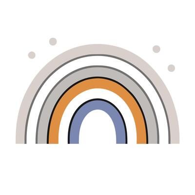 Rainbow icon illustration