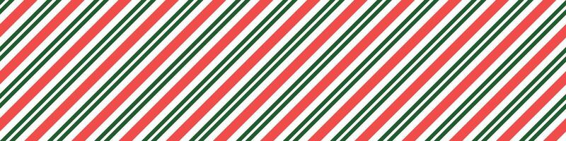 Candy stripe pattern with red and green cane texture. Festive background design for Xmas gift paper. vector