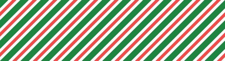 Green and red candy cane stripes creating a textured pattern. Xmas-themed background for gift paper designs. vector