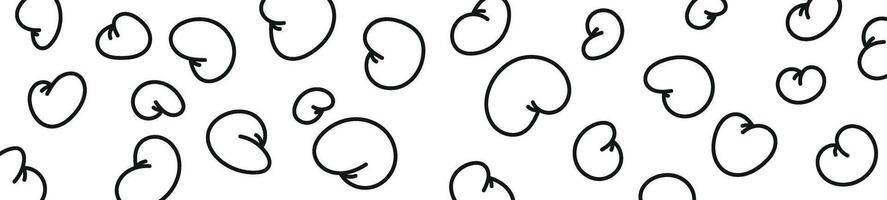 Organic blob shape with fluid and irregular form. Abstract outline splash design frame. Flat illustration isolated on white background. vector