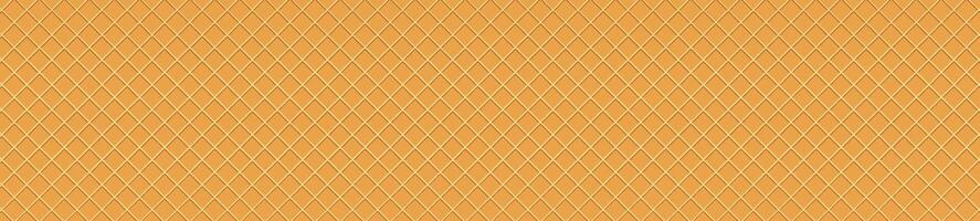 Seamless waffle pattern with cream texture, perfect for ice cream cone backgrounds. Wafer and biscuit-inspired design. vector