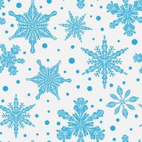 snowflakes on a white background vector