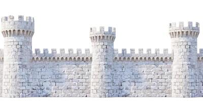 White castle wall backdrop photo