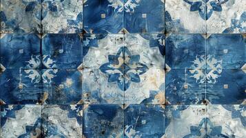Classic layout pattern with ceramic texture backgrounds photo