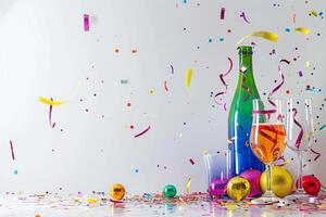 Elegant celebration background showcasing vibrant party photo