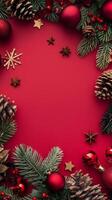 Festive Christmas Background with Wrapped Gifts photo