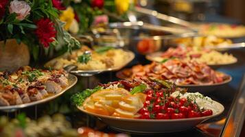 Culinary delights showcased with room for your personalized message photo