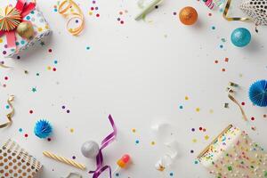 Elegant celebration background showcasing vibrant party photo