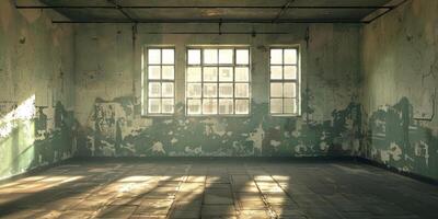 Empty room reminding us of the vacancy left by the absence of justice in power. photo