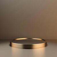 High-resolution image showcasing the understated beauty of an award podium photo